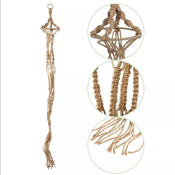 LAST ONE! Macrame Jute Rope Hanging Plant Hanger - Picture 4 of 4